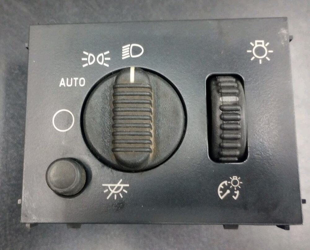 2003-2007 CHEVROLET SILVERADO DASH HEADLIGHT DIMMER CONTROL SWITCH 15194803 OEM